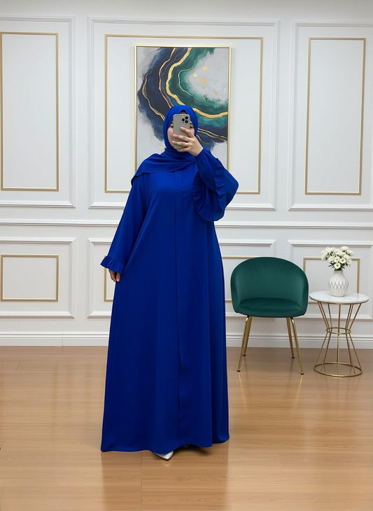 عباية مع الشال كريب ممتاز